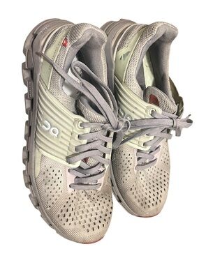 On Cloudflow Running Shoes Glacier White